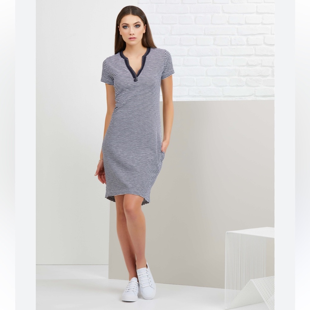 Foil Seas The Day Cotton Dress Size Medium